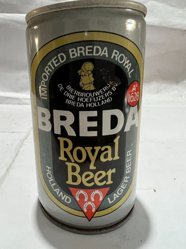 Lata Antigua Vacia Cerveza Breda Royal Beer - Holanda