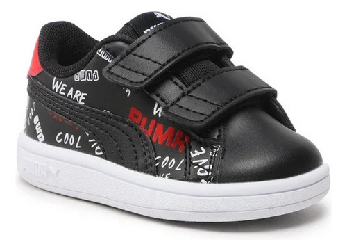 Zapatilla Puma Smash V2 Brand Love V Inf 389761-02 Niños