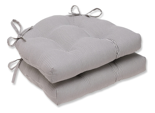 Pillow Perfect Oxford - Juego De 2 Almohadillas Reversibles 