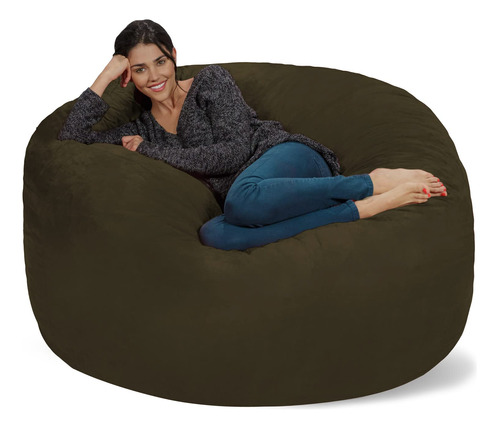 Chill Sack Puf Silla: Puf Gigante De Espuma Viscoelstica De