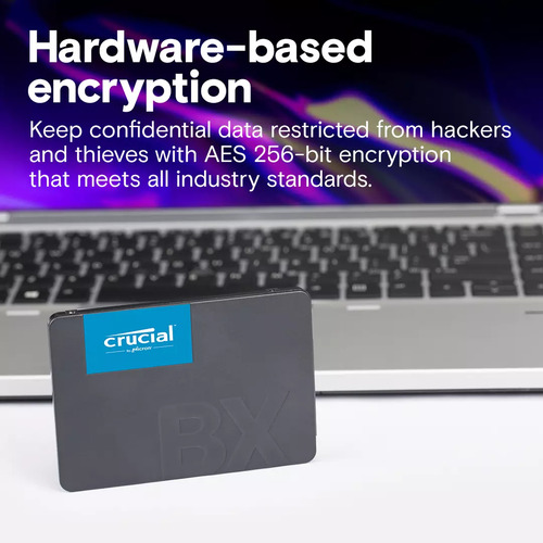 Ssd Crucial Bx500 2tb 3d Nand Sata Lll 2,5 Ct2000bx500ssd1 Cinza