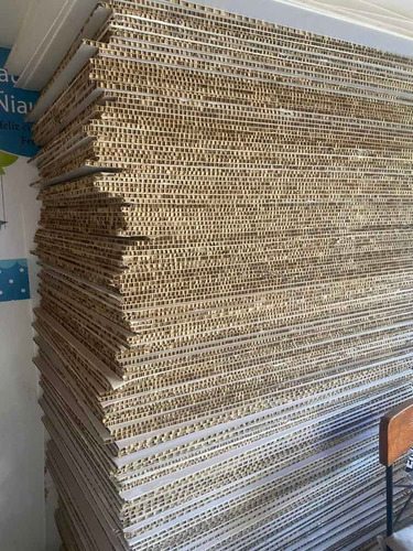 Lote De 10 Planchas De Cartón Panal 10 Mm 90x120 Revestido