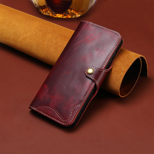 Funda Abatible De Piel Con Inserción De Tarjetas Para iPhone