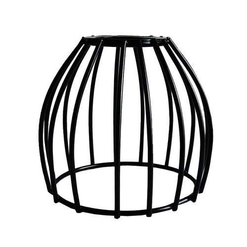 Lampara Colgante Vintage 1 Luz Jaula Negra