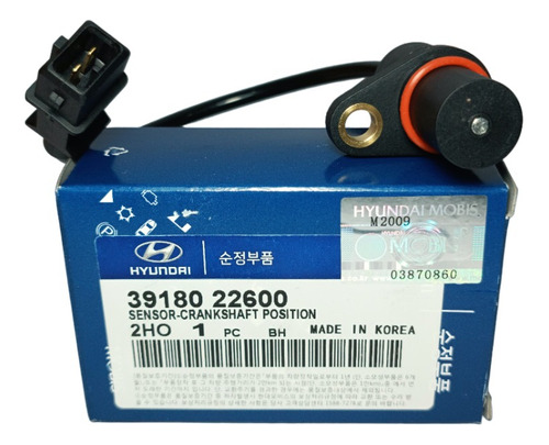 Sensor Posicion Cigueñal Hyundai Getz Elantra 1.6 2 Pines Or