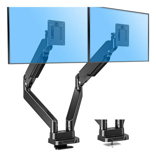 El Soporte Doble Para Monitor Mountup Se Adapta A Pantallas