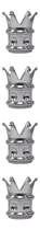Comprar Emblema Automóvil Crown Cromo Accesorio Auto Embellecedor