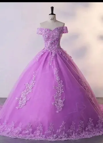Vestido lila xv años new arrivals