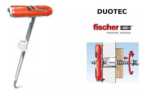 Imagen 4 de 5 de Tarugo Fischer Duotec 10 X Unidad Durlock Oferta