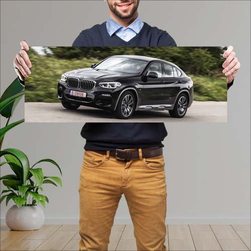 Cuadro 30x80cm Auto 2018 Bmw X4 M Sport X 78820 689