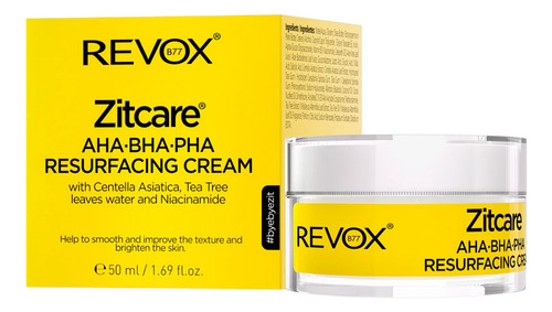 Revox Kit Zitcare Tónico Facial + Crema Rejuvenecedora 3c