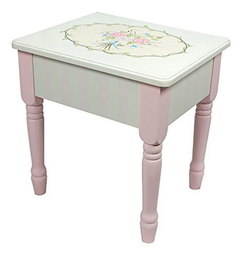 Fantasy Fields Bouquet Thematic Kids Vanity Stool | Imaginac