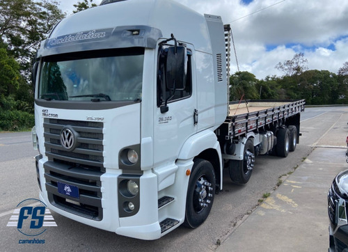 Imagem 2 de 10 de Vw 25-390 8x2 Constellation Carroceria 9,20 Fs Caminhoes