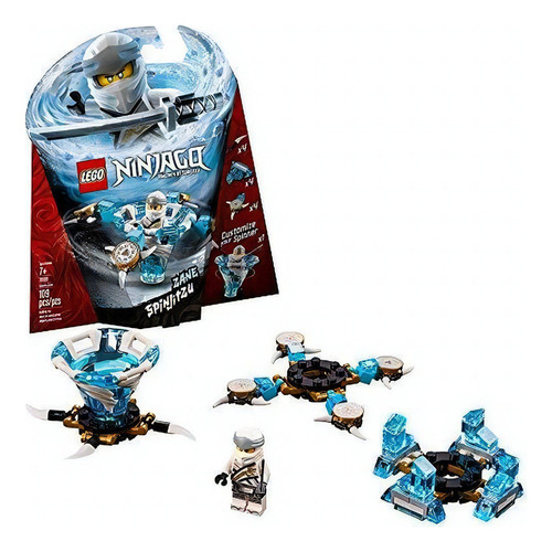 Lego Ninjago Spinjitzu Zane Set 70661 Cantidad De Piezas 109