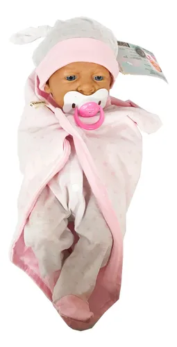 Bebe Reborn Abril Santi Mitones 38cm MercadoLibre
