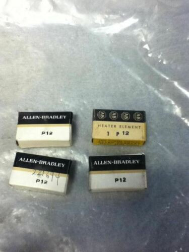 4 Allen-bradley P12 Heaters Yyq