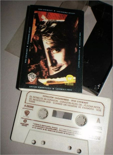 Rod Stewart  Vagabond Heart = Corazón Vagabundo Cassette