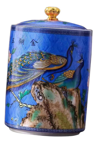 Contenedor De Almacenamiento De Té, Bote De Té De Azul