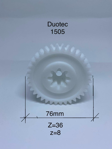 Engrenagem Para Fragmentadora Duotec 1505 (intermediária)
