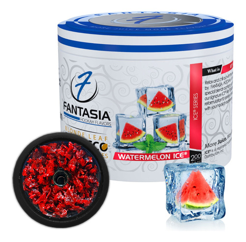 Fantasia Hookah Shishas Watermelon Ice 200g