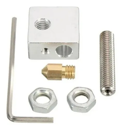 Kit Impresora 3d Bloque Termico + Boquilla Nozzle + Allen