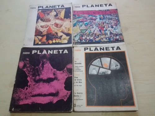 Planeta , 4 Primeras Revistas ,de Año 1970, En Lote.
