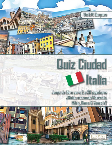 Libro: Quiz Ciudad Italia | Juego De Libros Para 2 A 20 Juga