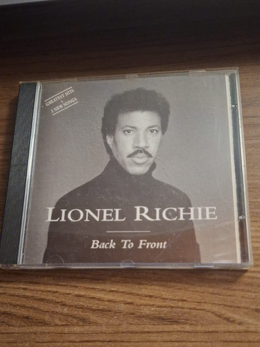 Cd Lionel Richie - Back To Front Greatest Hits + 3 New Songs
