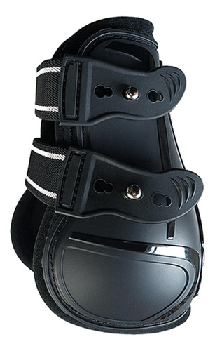 1 Par De Botas Fetlock Para Tendón De Pata Trasera Negra L