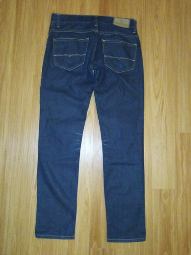 Jean Uniform Pantalón De Hombre Xs Talle 28 Azul Oscuro