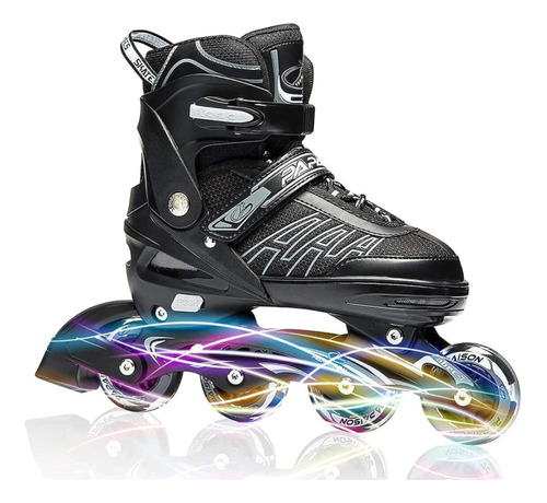 Patines Inline Skates - Mod 301 - Bk - Tallas 40-41-42
