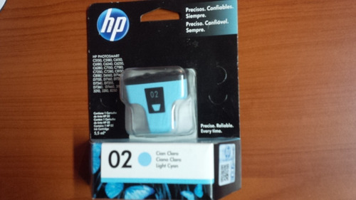 Cartuchos Hp 02 Azul Vencidos