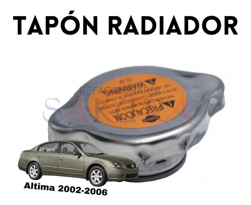 Tapon De Radiador Altima 4 Cil. 2003 Original