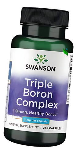 Boro Complejo Triple 3mg X 250 Cápsulas