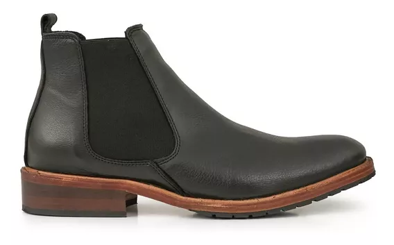 Bota Hombre Cuero Zapato Botineta Chelsea Borcego Briganti