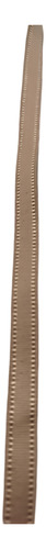 Elástico Bretel Genova 25m X 10mm - Alta Calidad Liso Marrón Claro