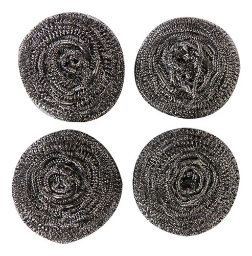 Set De Fibras De Acero Inoxidable Plata Cocina 814-98
