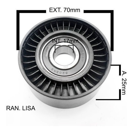 Polea Guia O Polea Loca  Dodge Caliber 2.0 Lts 06-13 Mopar