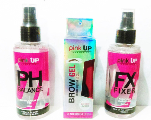 Fijador, Balanceador Ph Y Brow Gel Para Cejas   Pink Up