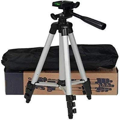 Imagen 5 de 7 de Tripode Aluminio Plegable Celular Camaras Reflex Telescopico