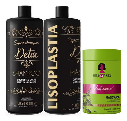 Lisoplastia Gold Onnixx 2x1l + Mascara Jaborandi 1kg