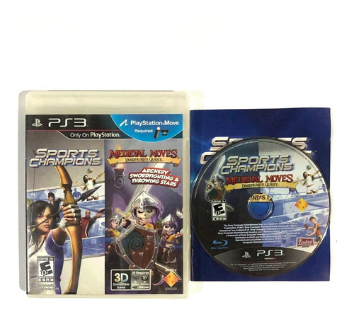 Sports Champions + Medieval Moves - Original Playstation 3