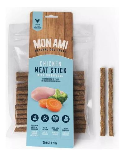 Mon Ami Palitos Meat Stick Chicken 200 Gr Mascota Food