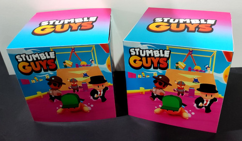 Cubos Deco Mesa Dulce Cumple Stumble Guys X2u