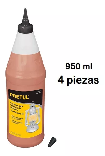 Parafina Líquida P/lámpara Petróleo 946ml Pretul 22316(4pza)