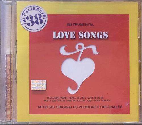 Cd Calibre 38 - Love Songs