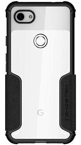 Funda Google Pixel 3a Tipo Billetera De Cuero Negro Exec