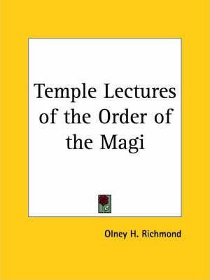 Libro Temple Lectures Of The Order Of The Magi (1892) - O...