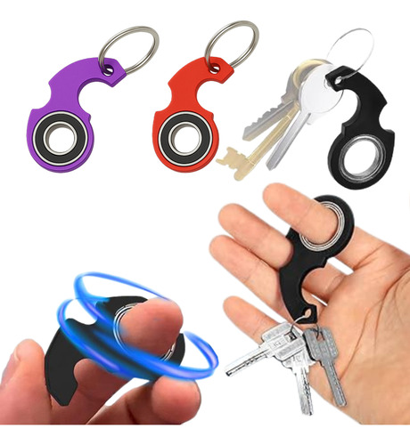 Chaveiro Karambit Keyrambi Giratorio Spinner Com Rolamento
