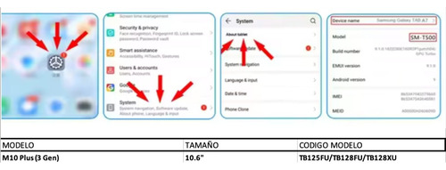 Funda Con Teclado + Mouse Para Lenovo Tab M10 Plus 3 Gen